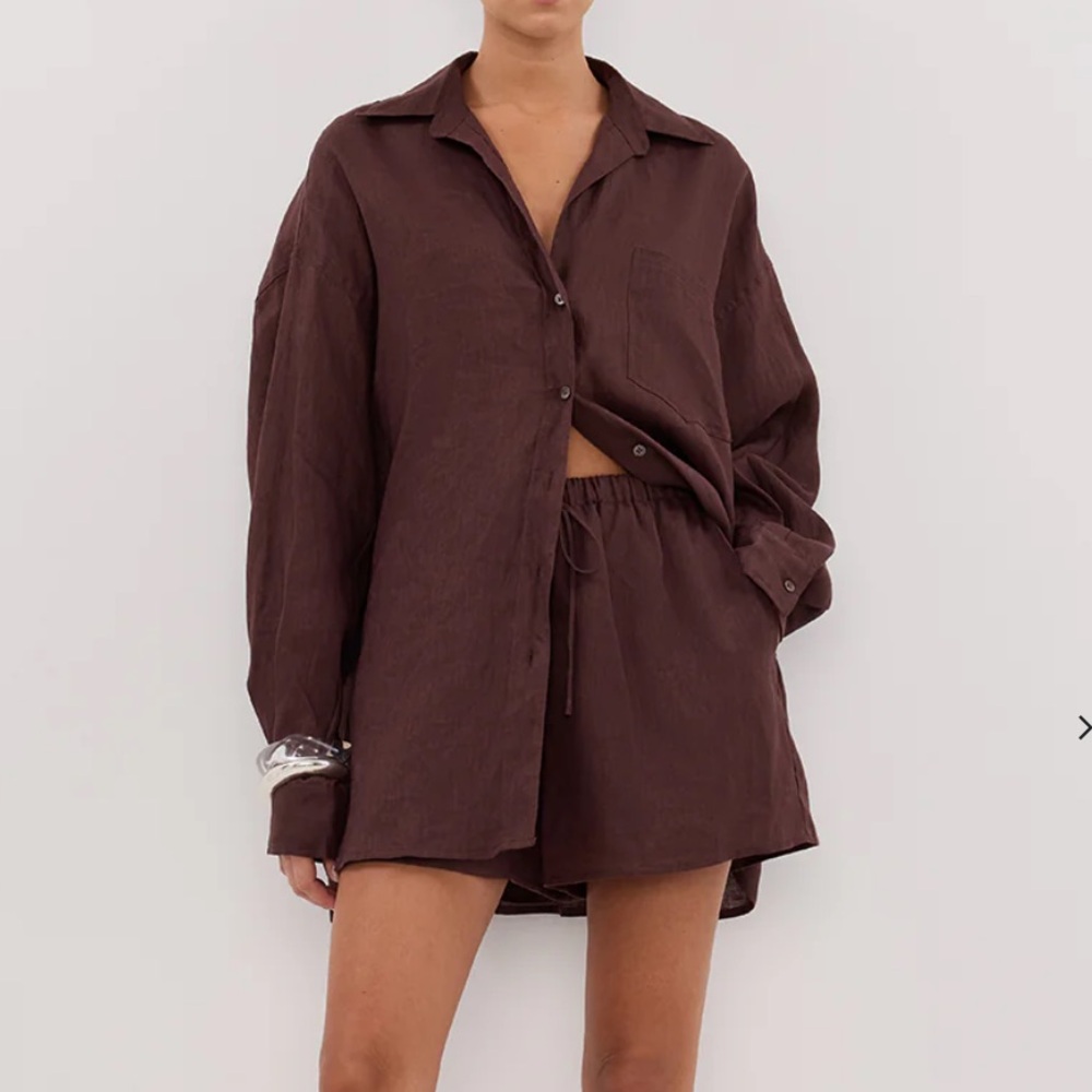Dissh Lune linen shorts